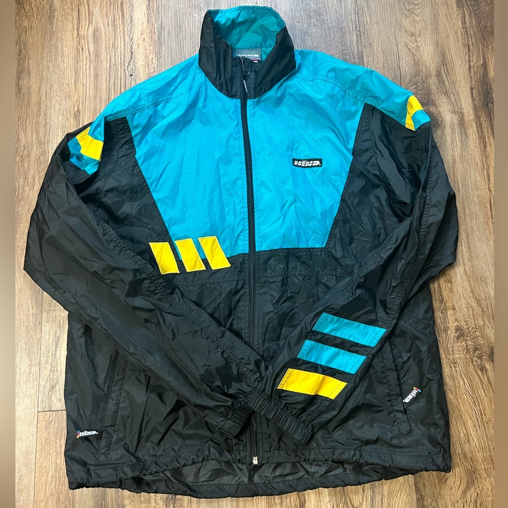 80S HIND COLOR BLOCK JACKET NEON DETAILS LG